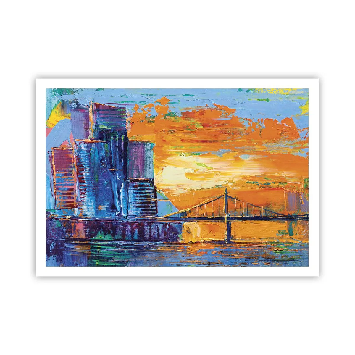 Poster - Cultuur en natuur - 100x70 cm