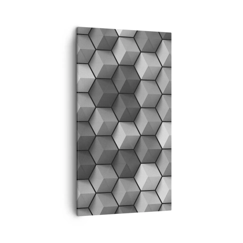 Schilderen op canvas - Kubistische puzzel - 45x80 cm