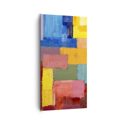 Schilderen op canvas - Elk is anders, allemaal kleurrijk - 65x120 cm