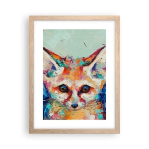 Een poster in een licht eiken lijst - Ben je klaar voor mij? - 30x40 cm