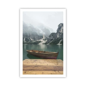 Poster - "En de trotse rotsen van het voorhoofd" - 61x91 cm
