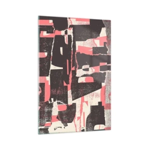 Schilderen op glas - Al dit lawaai - 70x100 cm