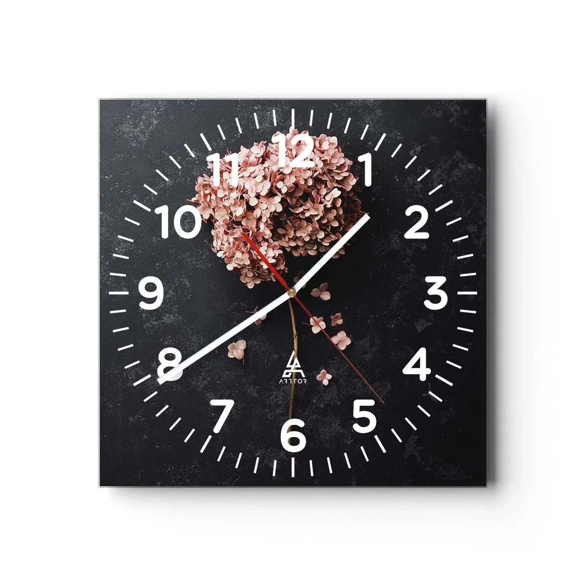 Wandklok - Klok - Een echt romantisch teken - 40x40 cm