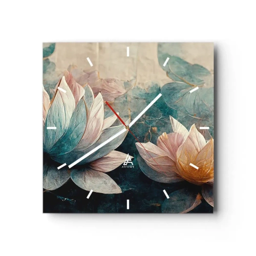 Wandklok - Klok - Sterren van het meer - 40x40 cm