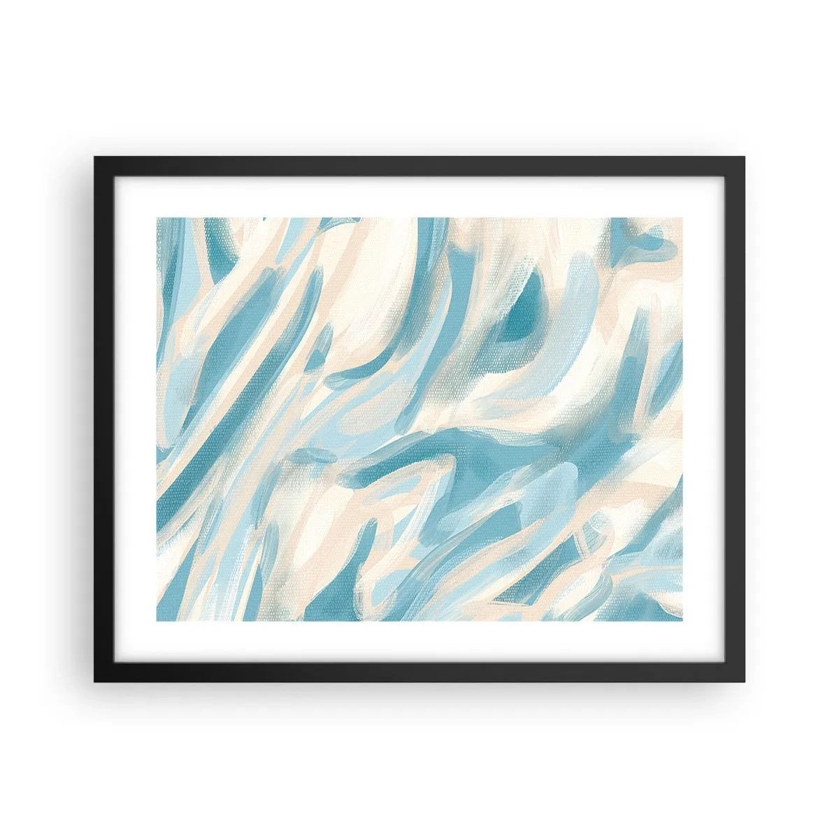 Poster in een zwarte lijst - Lente briesjes - 50x40 cm