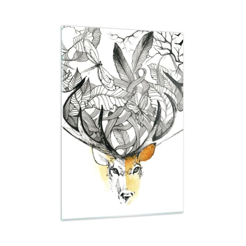 Schilderen op glas - Hoorns van overvloed - 50x70 cm