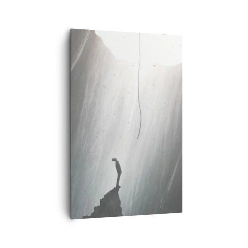 Schilderen op canvas - Er is altijd een uitweg - 80x120 cm