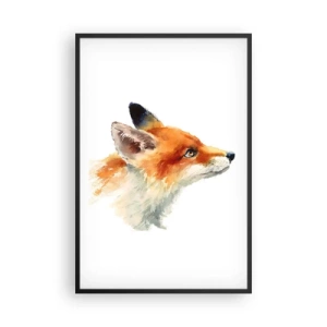 Poster in een zwarte lijst - Je kunt nooit voorzichtig genoeg zijn - 61x91 cm