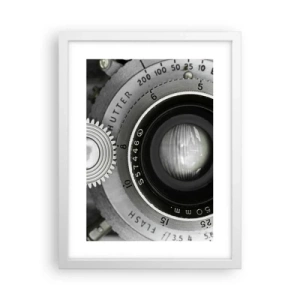 Poster in een witte lijst - Een verhaal over Hollywood - 30x40 cm