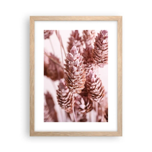 Een poster in een licht eiken lijst - Schijnbaar onopvallend - 30x40 cm