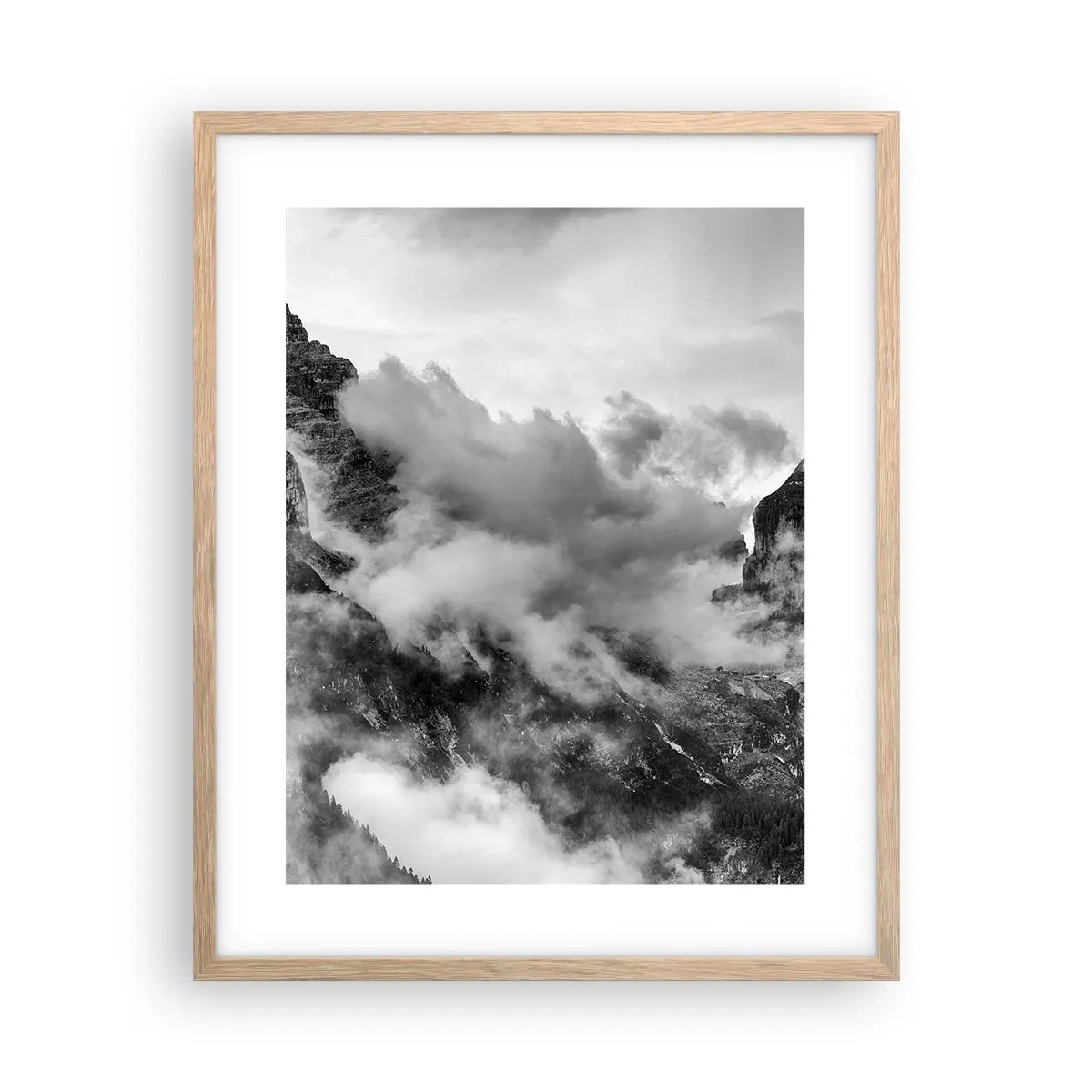 Een poster in een licht eiken lijst - Mooi en wreed - 40x50 cm