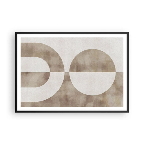 Poster in een zwarte lijst - Gelijkenissen en verschillen - 100x70 cm