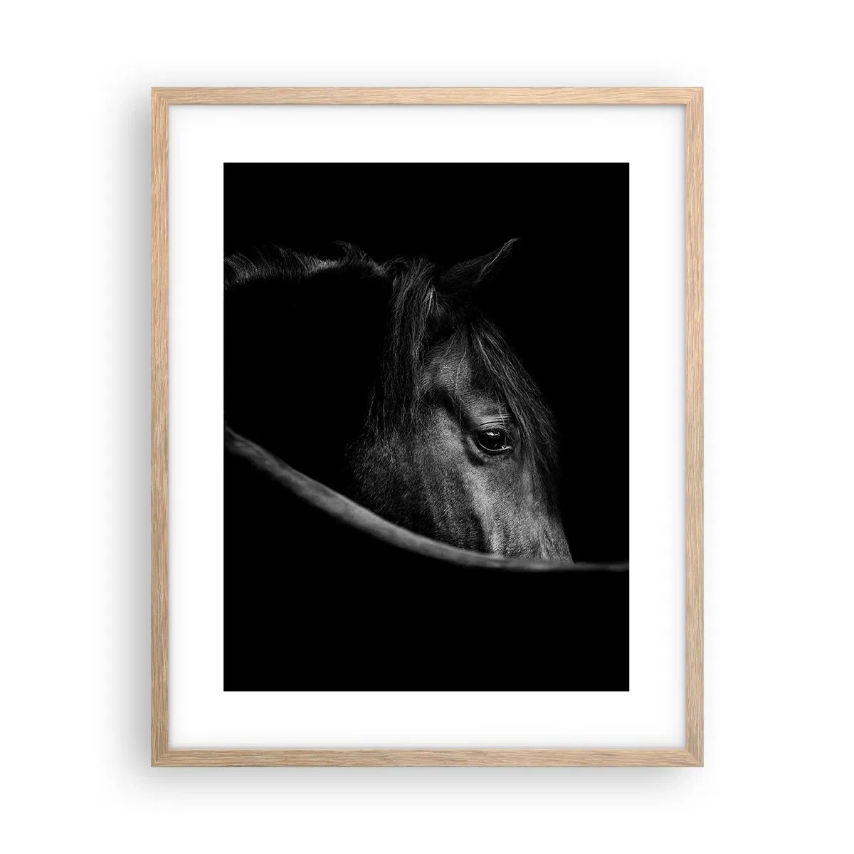 Een poster in een licht eiken lijst - Zwarte Prins - 40x50 cm