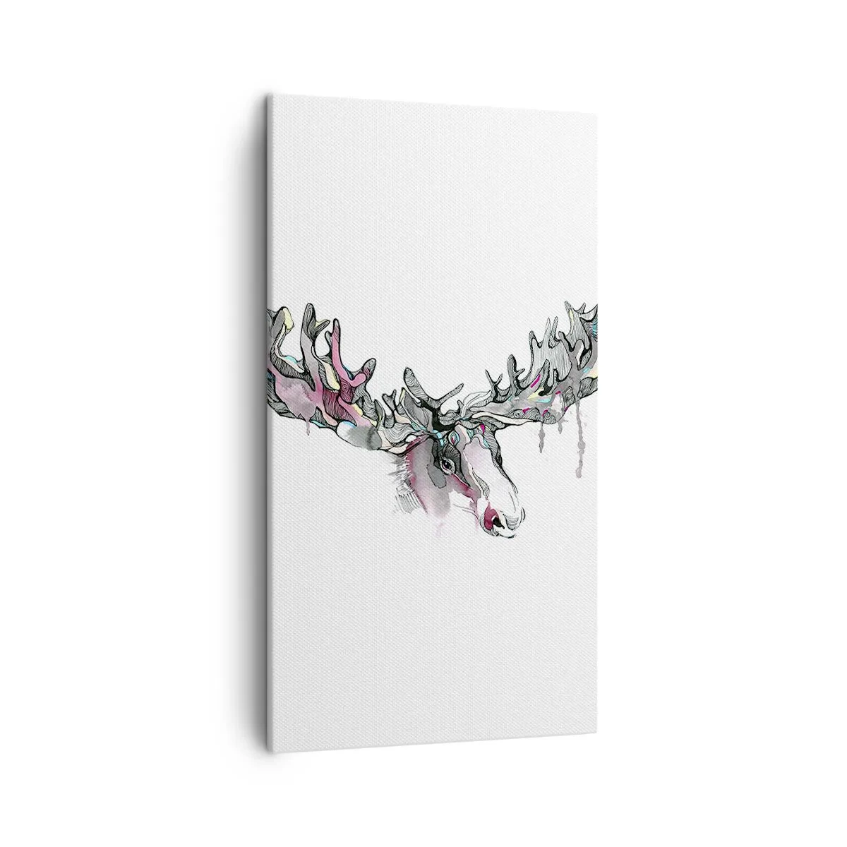 Schilderen op canvas - Kroon van de boskoning - 45x80 cm