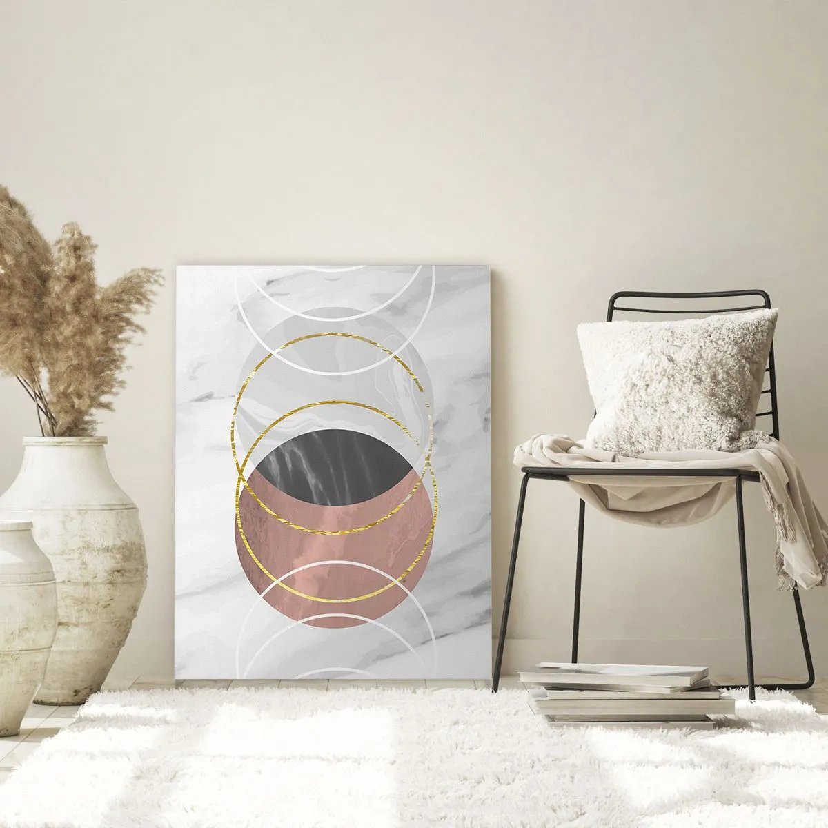 Schilderen op glas - Muziek van de sferen - 70x100 cm