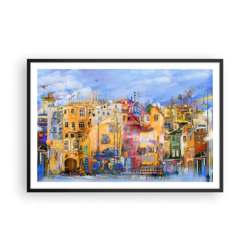 Poster in een zwarte lijst - Wij zijn samen - 91x61 cm