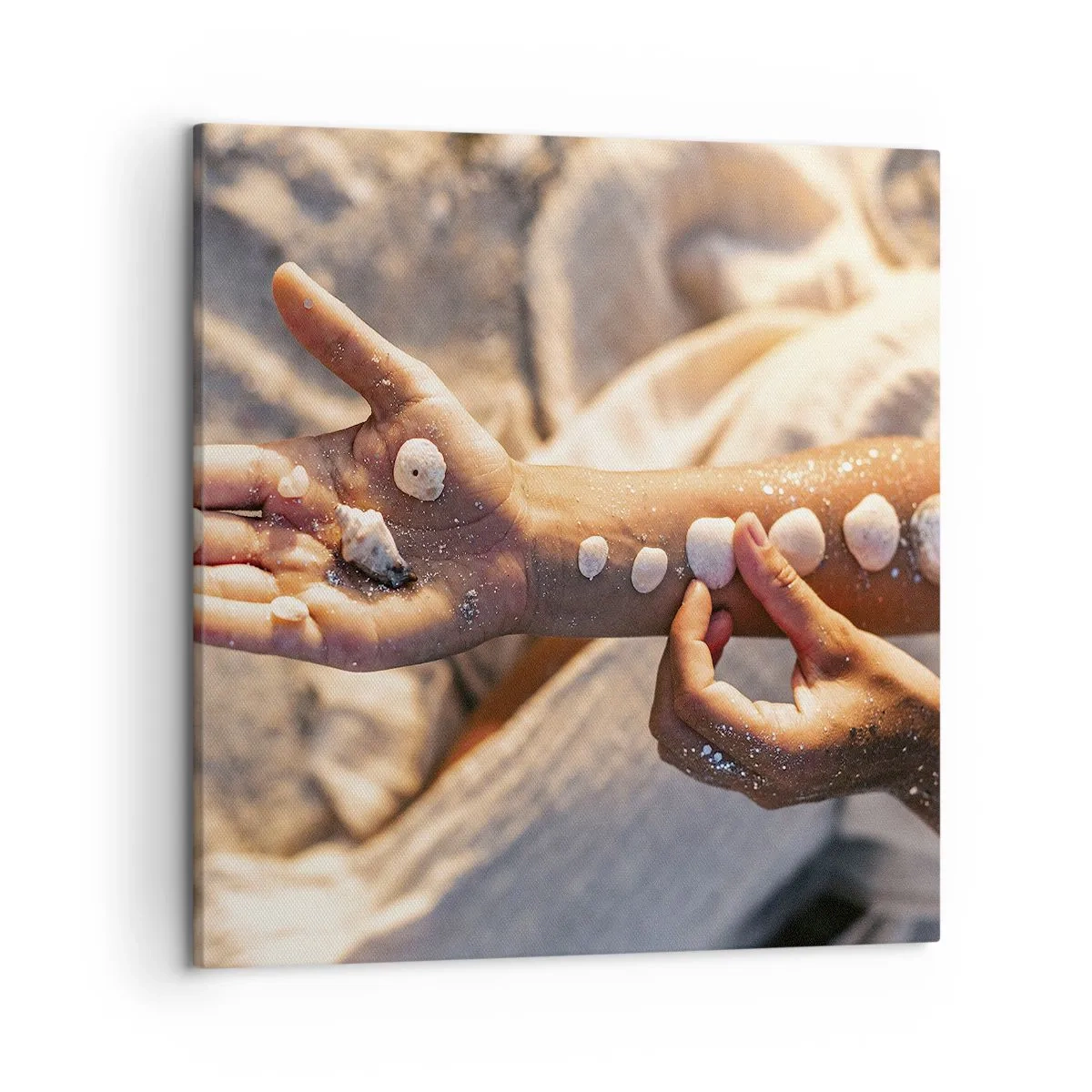 Schilderen op canvas - Schoonheid binnen handbereik - 50x50 cm