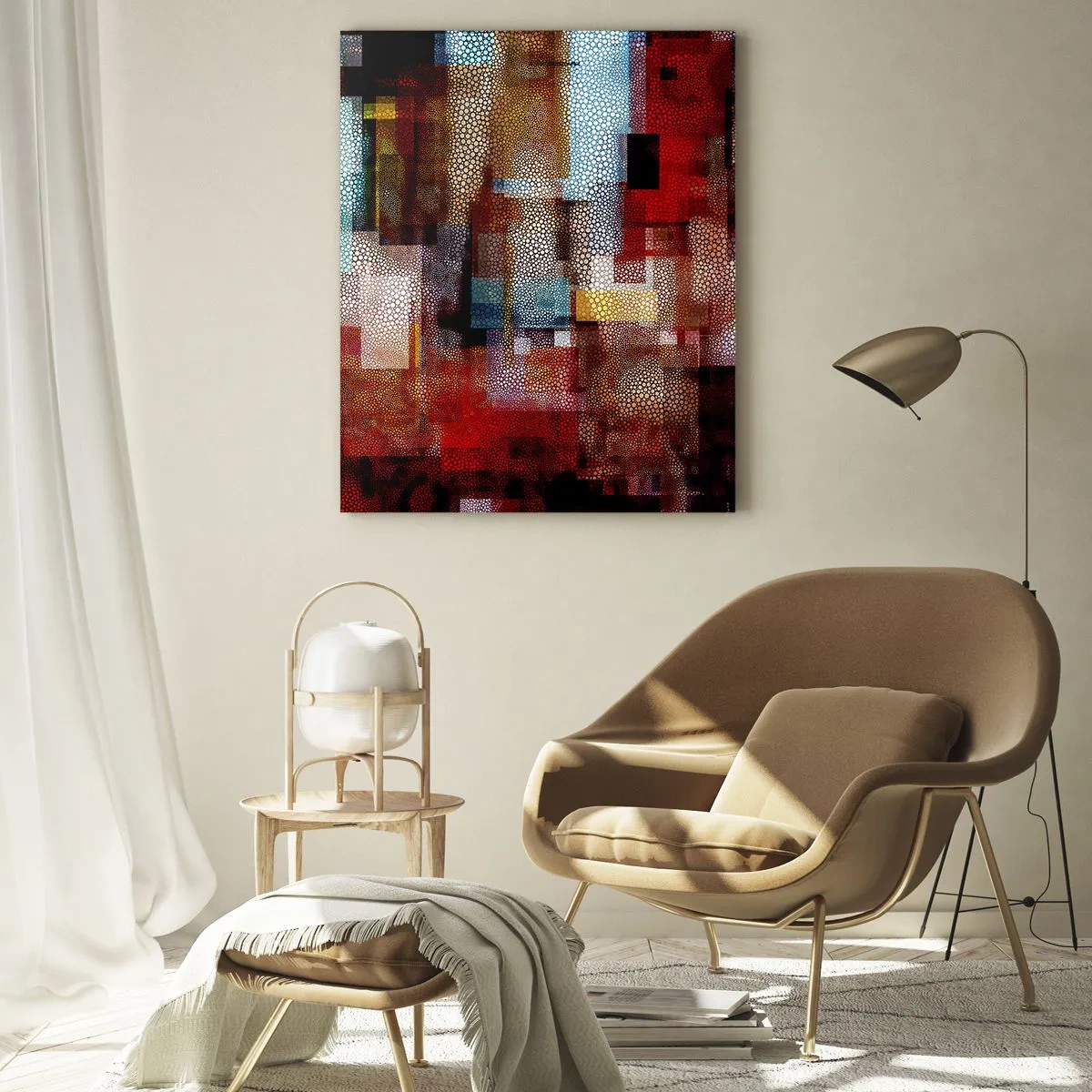 Schilderen op glas - Het is een allegaartje - 50x70 cm