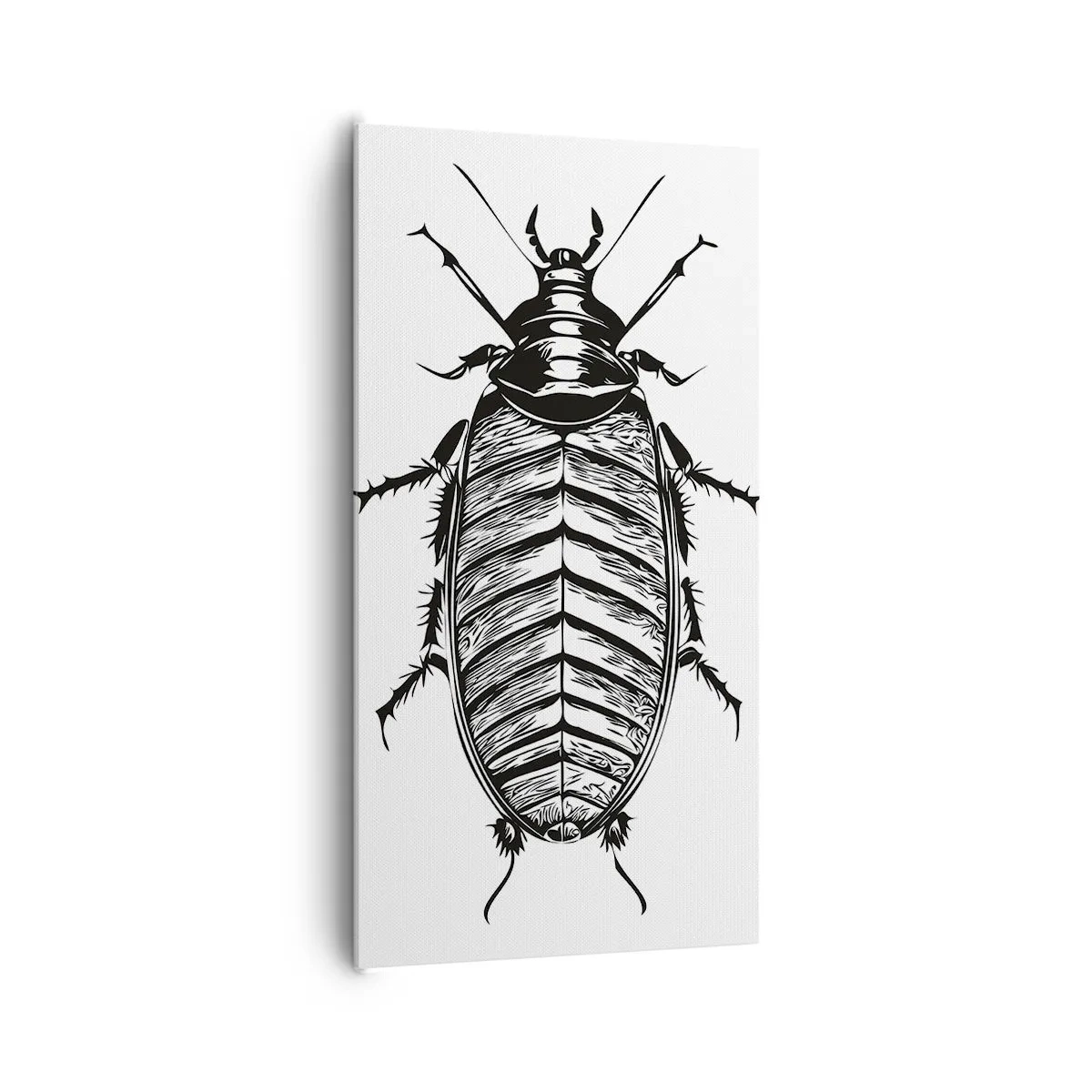 Schilderen op canvas - Wat een exemplaar! - 65x120 cm