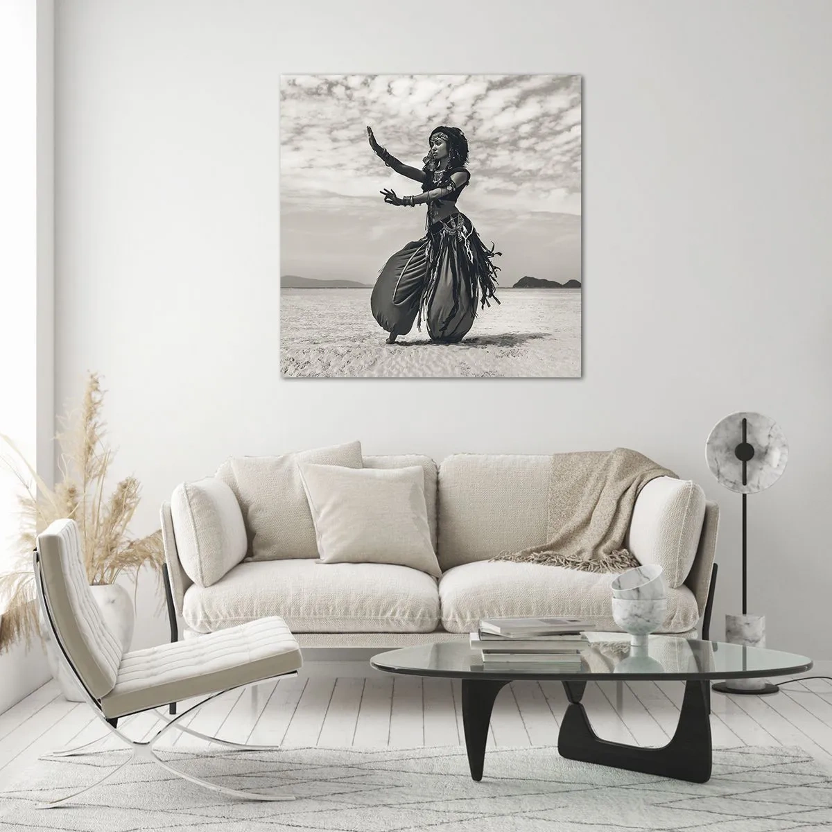 Schilderen op glas - De dans van de zuidelijke eilanden - 60x60 cm