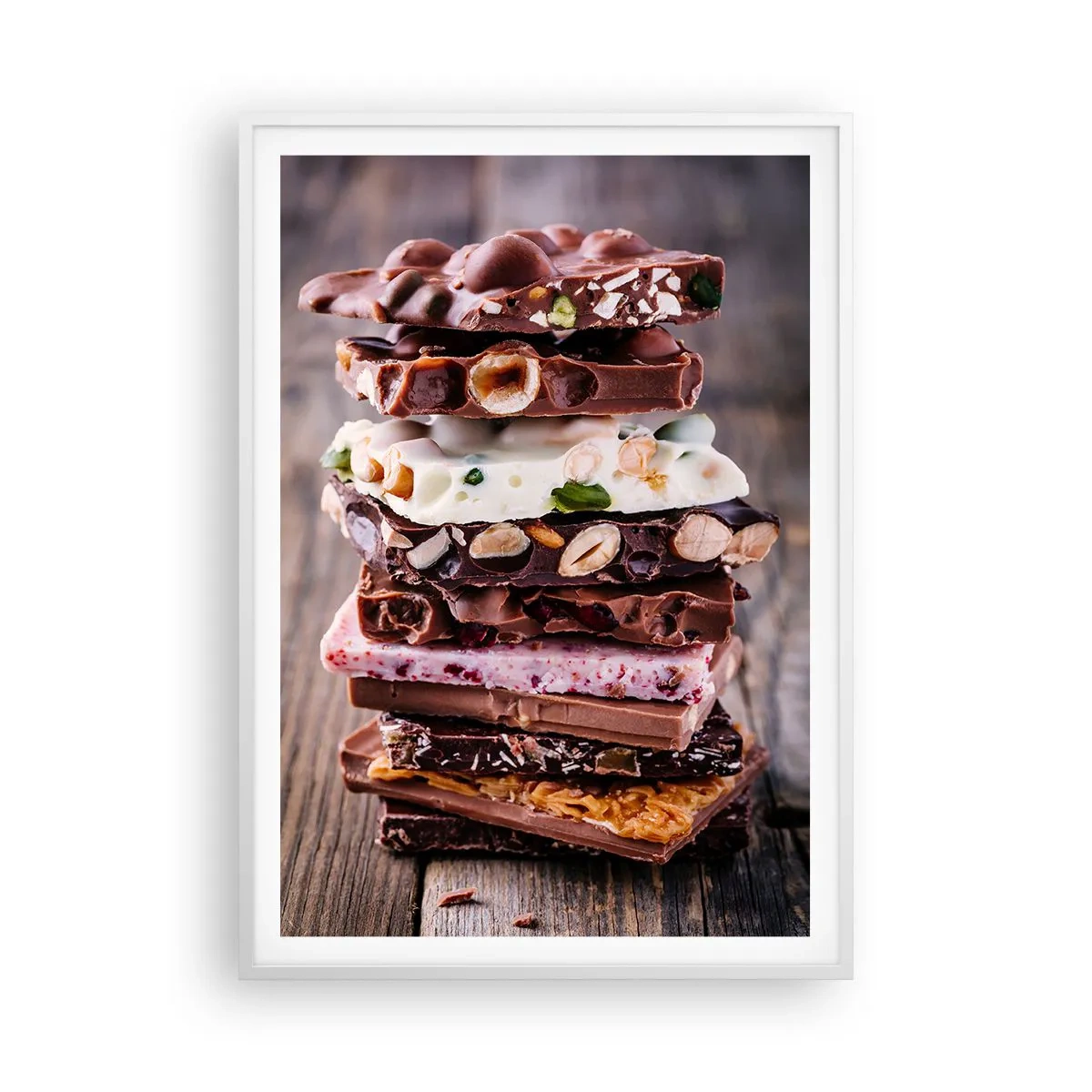 Poster in een witte lijst - Een heerlijk vooruitzicht - 70x100 cm