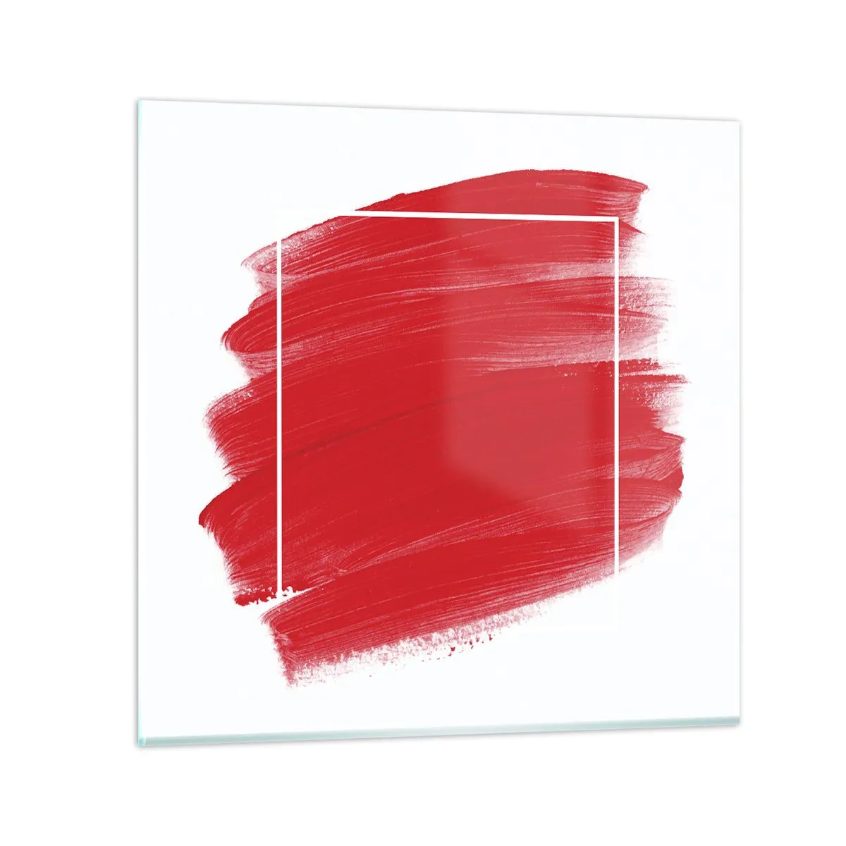Schilderen op glas - Uit het frame - 70x70 cm