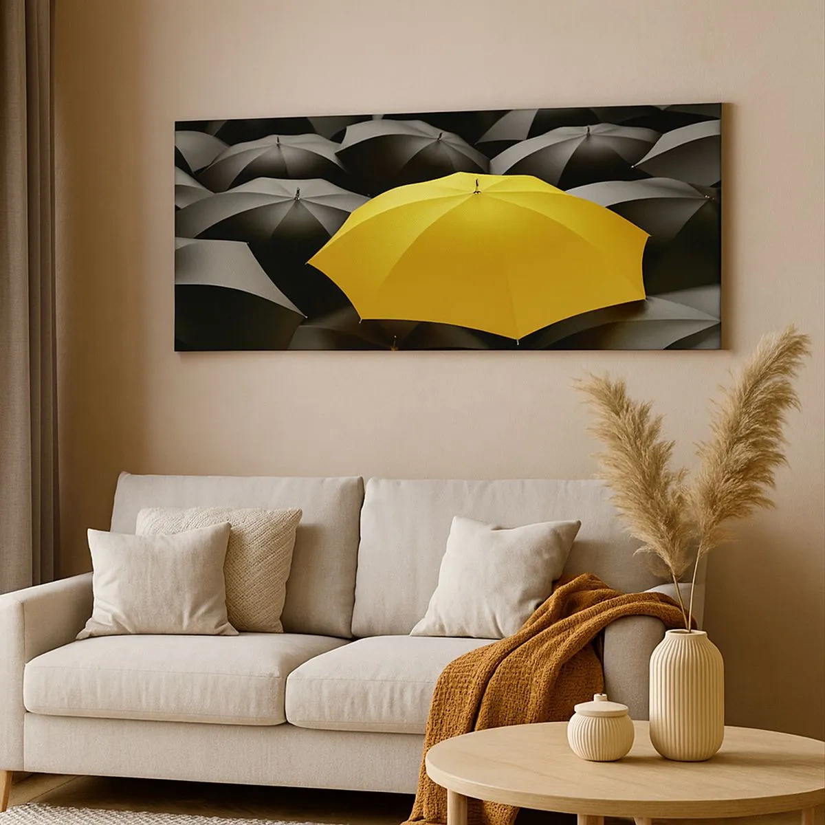 Schilderen op canvas - Vaarwel verdriet - 100x40 cm