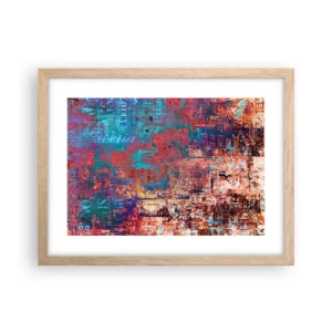 Een poster in een licht eiken lijst - Geheugen en vergetelheid - 40x30 cm