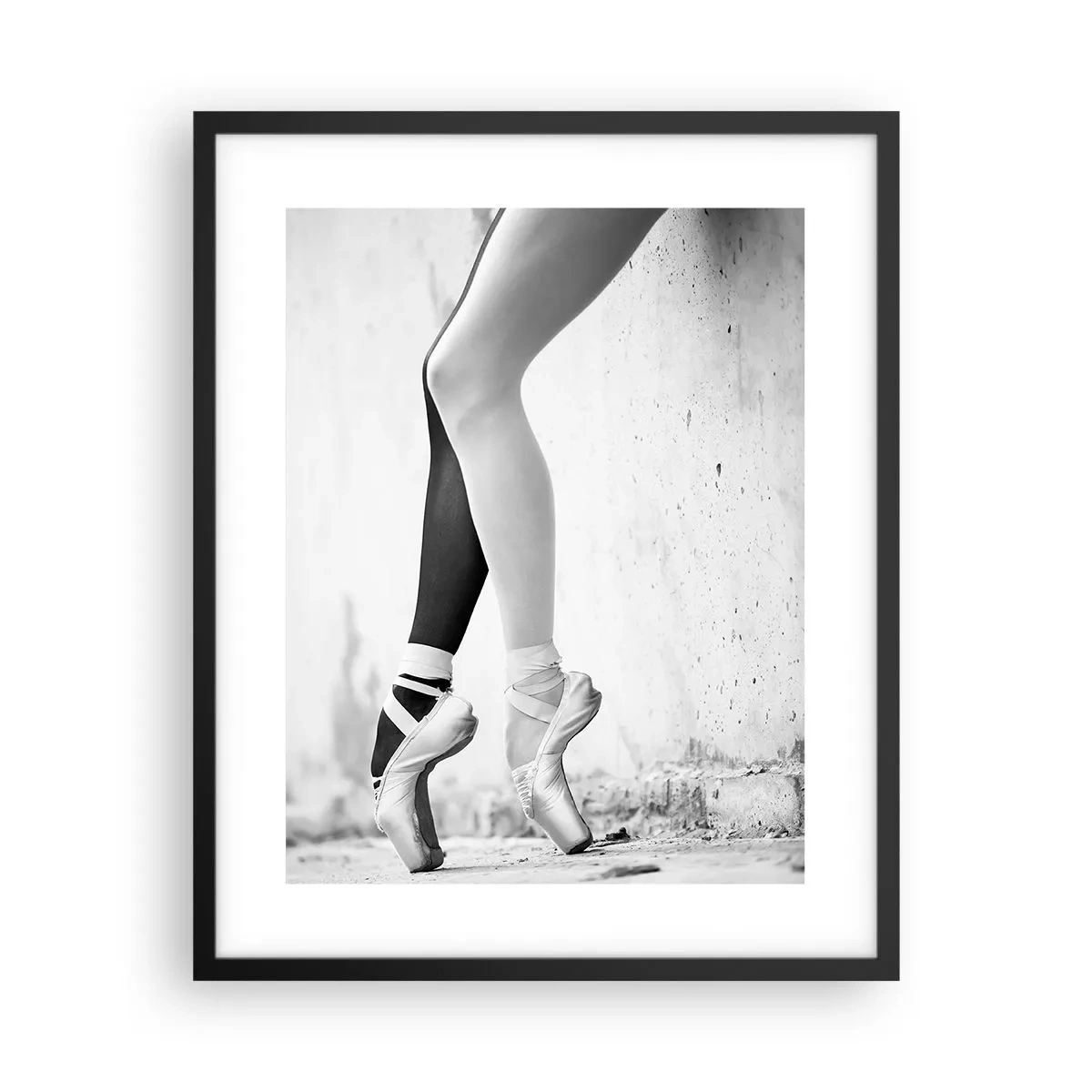 Poster in een zwarte lijst - Ballerina, voila! - 40x50 cm
