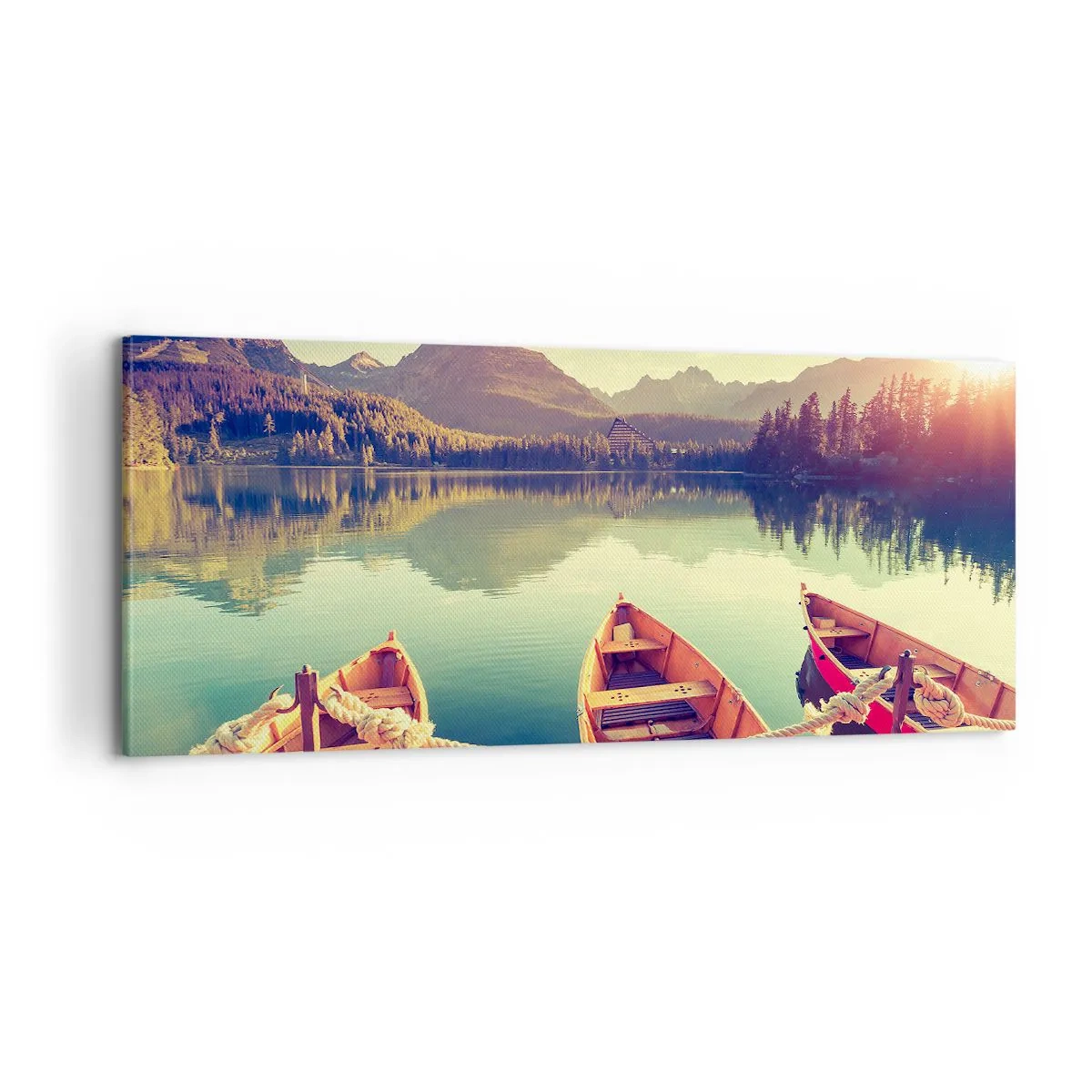 Schilderen op canvas - Leef volgens haar wetten - 100x40 cm