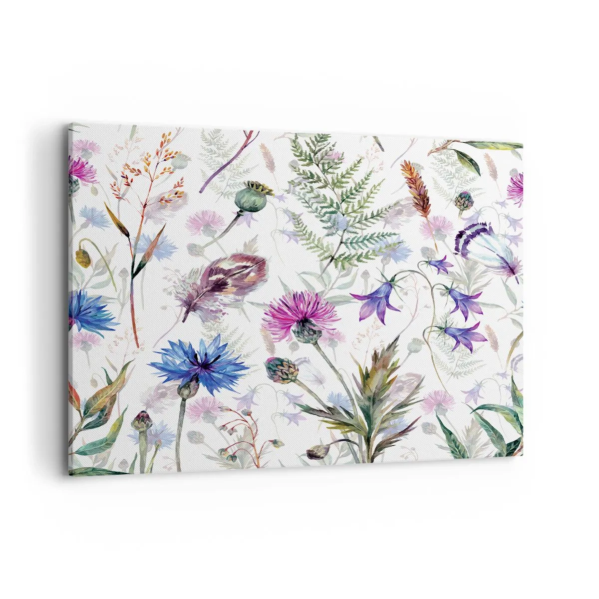 Schilderen op canvas - Pools herbarium - 120x80 cm