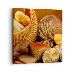 Schilderen op canvas - We kwamen er weer mee weg - 30x30 cm