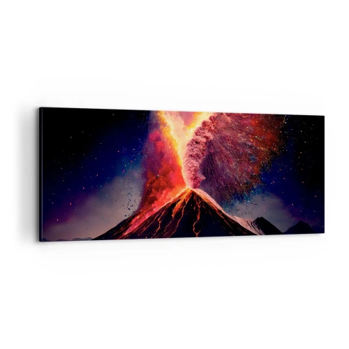 Schilderen op canvas - Schoonheid en verschrikking - 100x40 cm