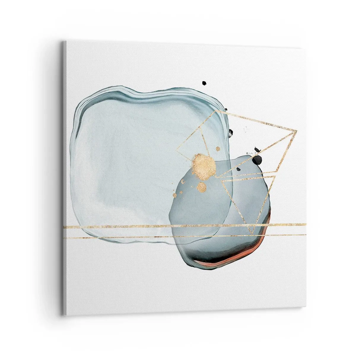Schilderen op canvas - Een studie van druppels - 60x60 cm