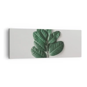 Schilderen op canvas - Een tekening van de pure natuur - 140x50 cm