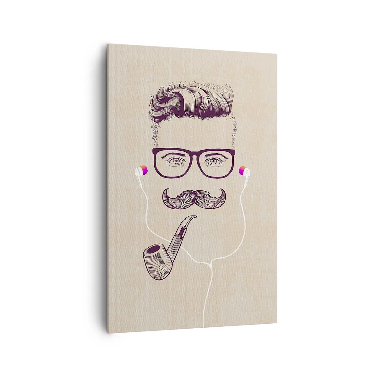 Schilderen op canvas - Een echte man? - 80x120 cm