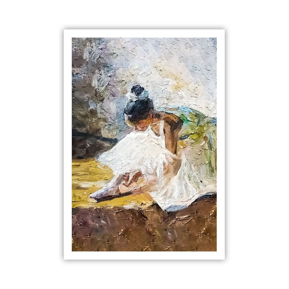 Poster - Naar een schilderij van Degas - 70x100 cm