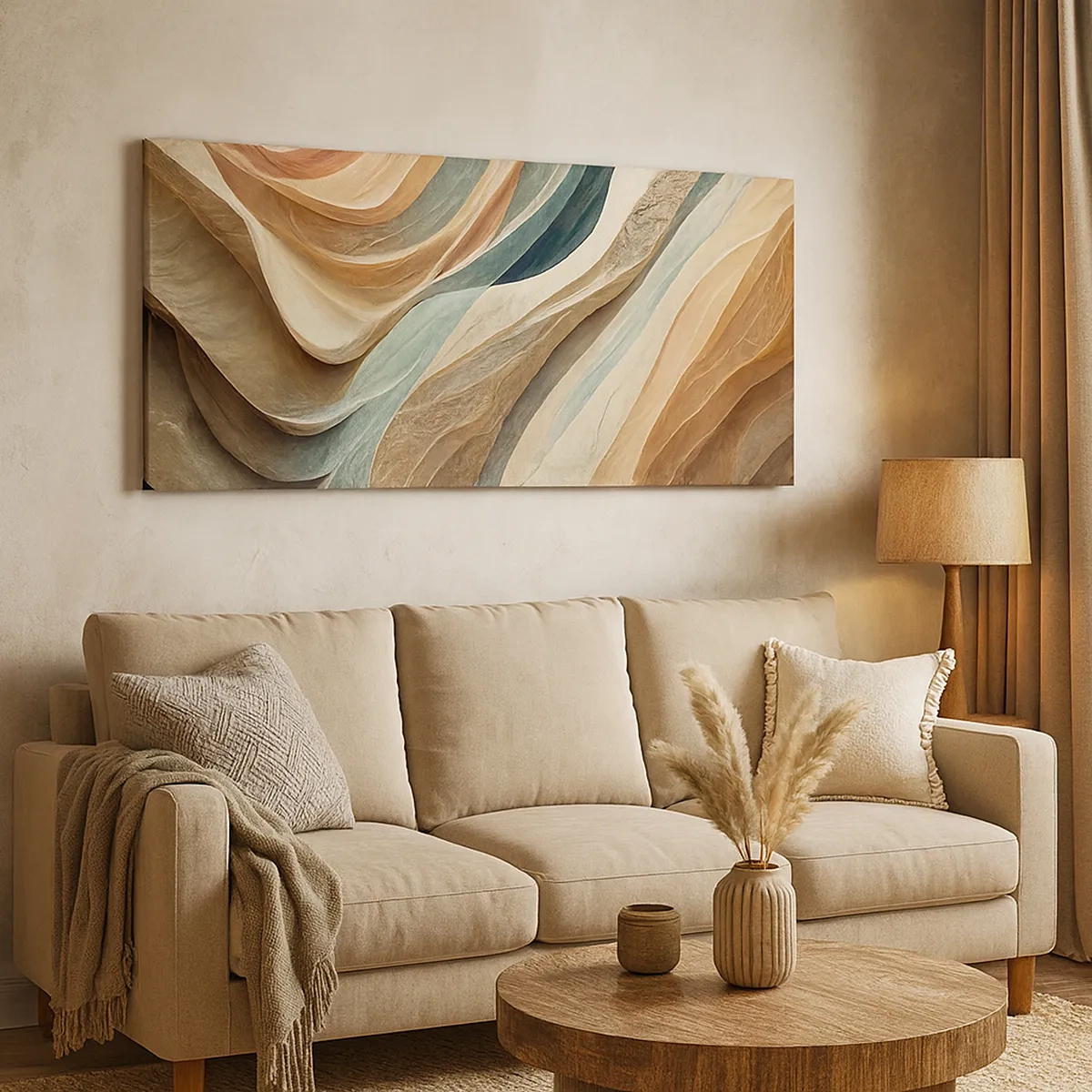 Schilderen op canvas - Het moment vóór de verandering - 30x30 cm