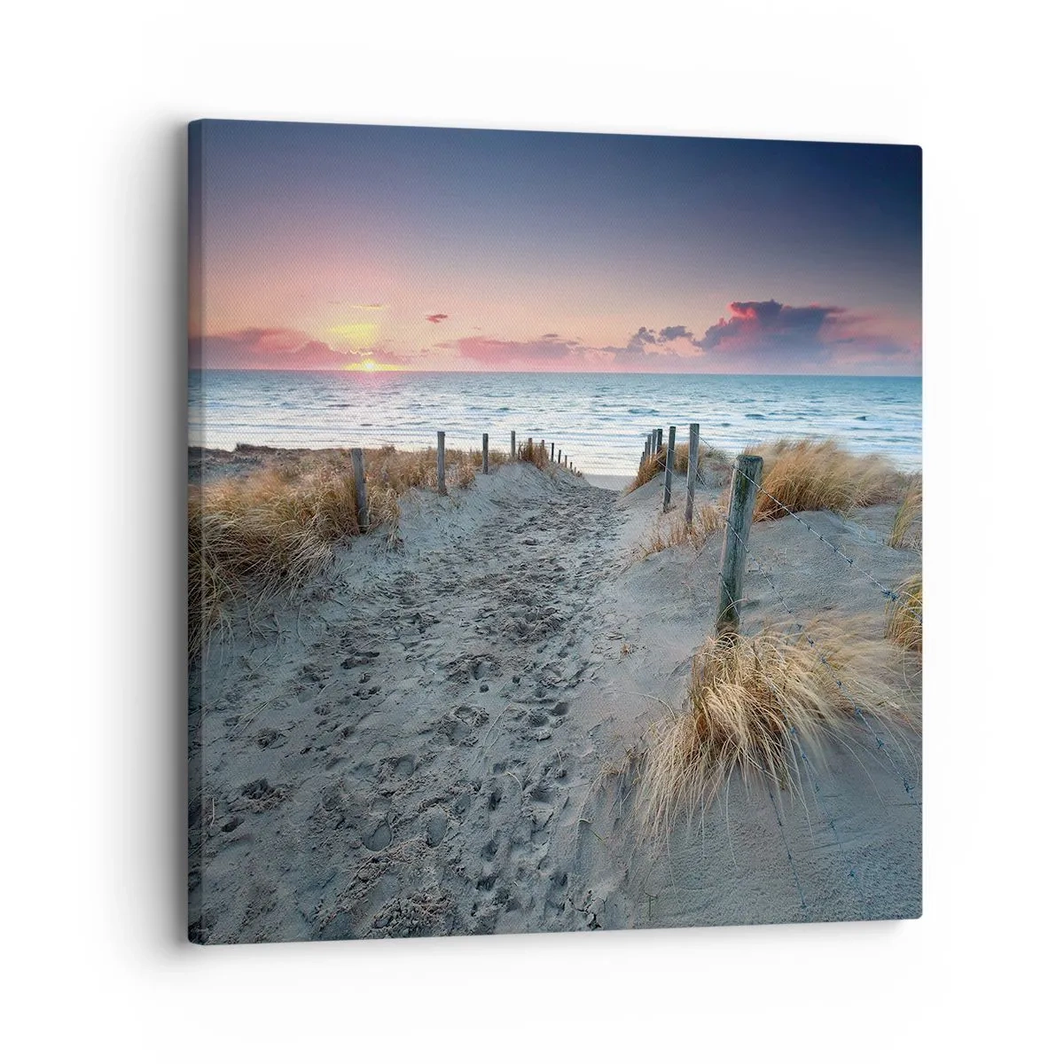 Schilderen op canvas - Je liet een regenboog van licht stralend... - 30x30 cm