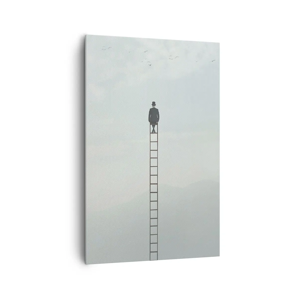 Schilderen op canvas - Stap verder op! - 80x120 cm