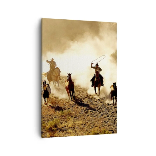 Schilderen op canvas - Echt wilde Westen - 50x70 cm