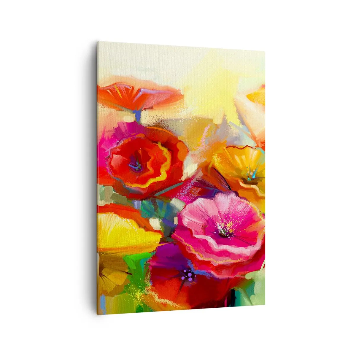 Schilderen op canvas - Niet alleen rood - 70x100 cm