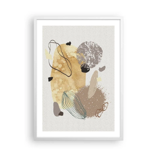 Poster in een witte lijst - Toegepaste plumcologie - 50x70 cm