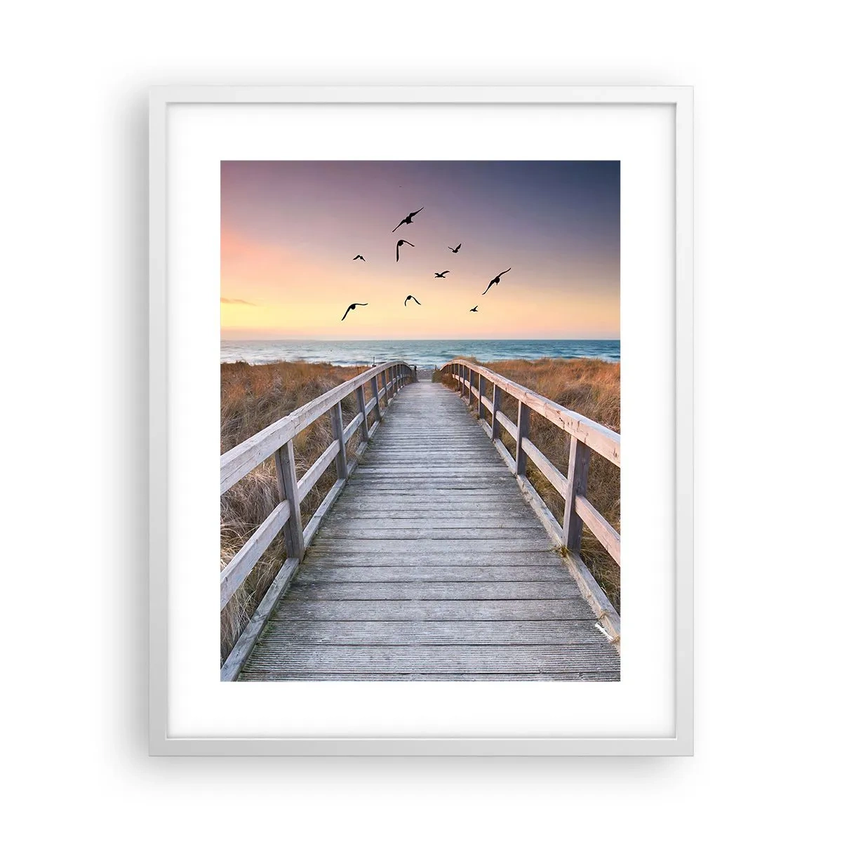 Poster in een witte lijst - De ruimte voor opvliegen - 40x50 cm