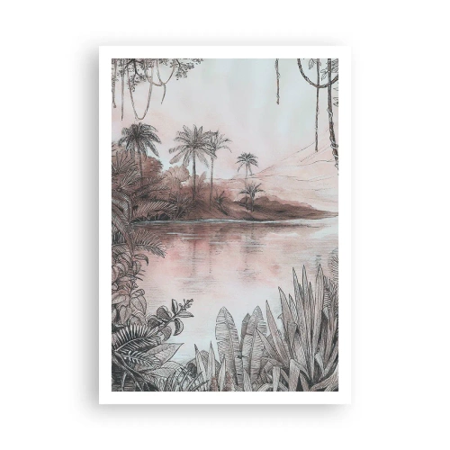 Poster - Een 19e-eeuws ontdekkingsdagboek - 70x100 cm