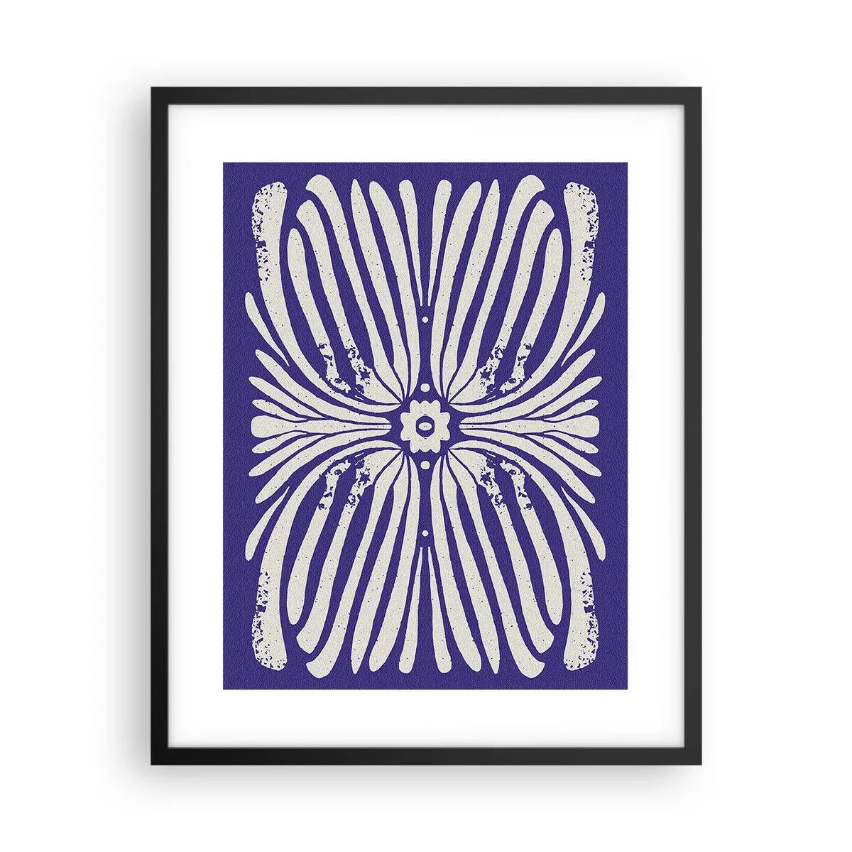 Poster in een zwarte lijst - Etnische inspiraties - 40x50 cm