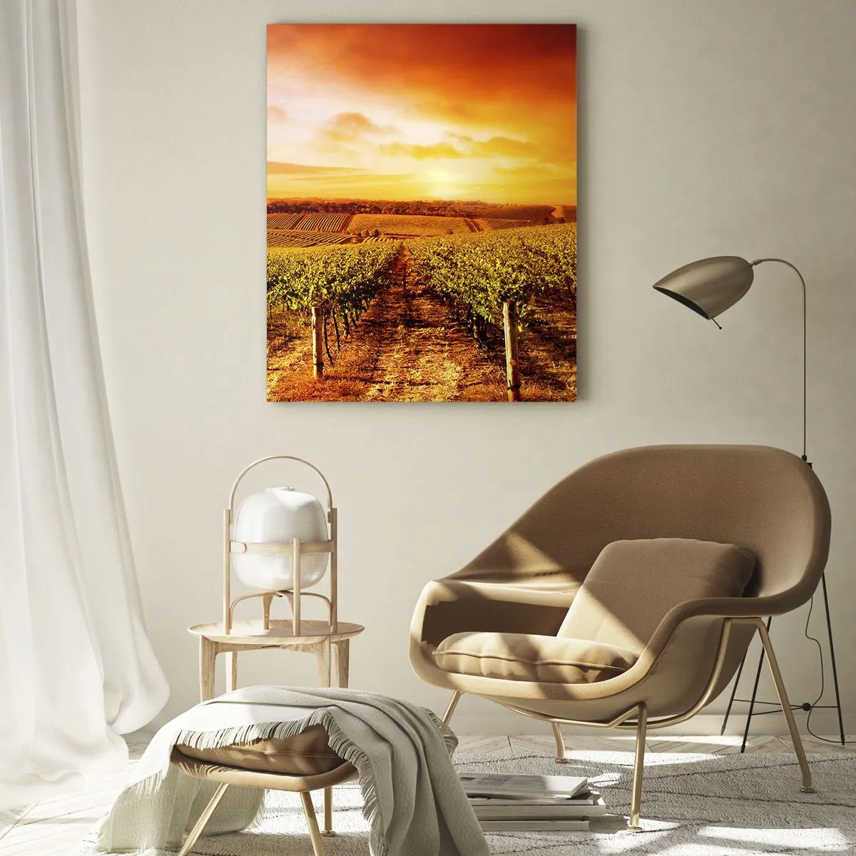 Schilderen op glas - Licht fruitig met een vleugje zonneschijn - 50x70 cm