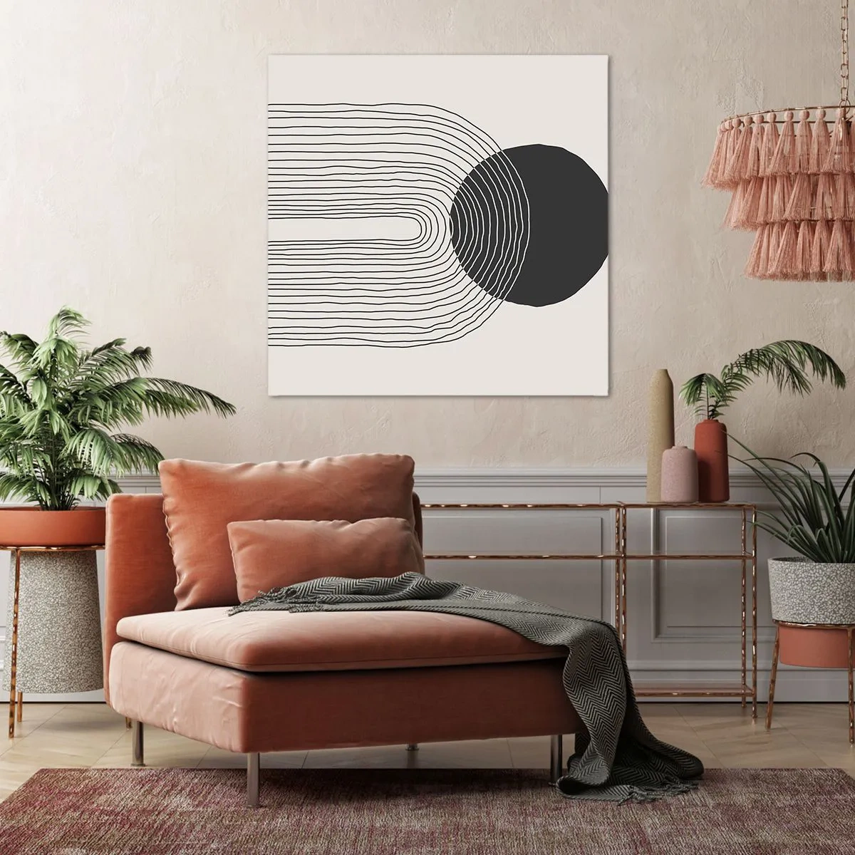 Schilderen op canvas - Bibberen en vertrouwen - 30x30 cm
