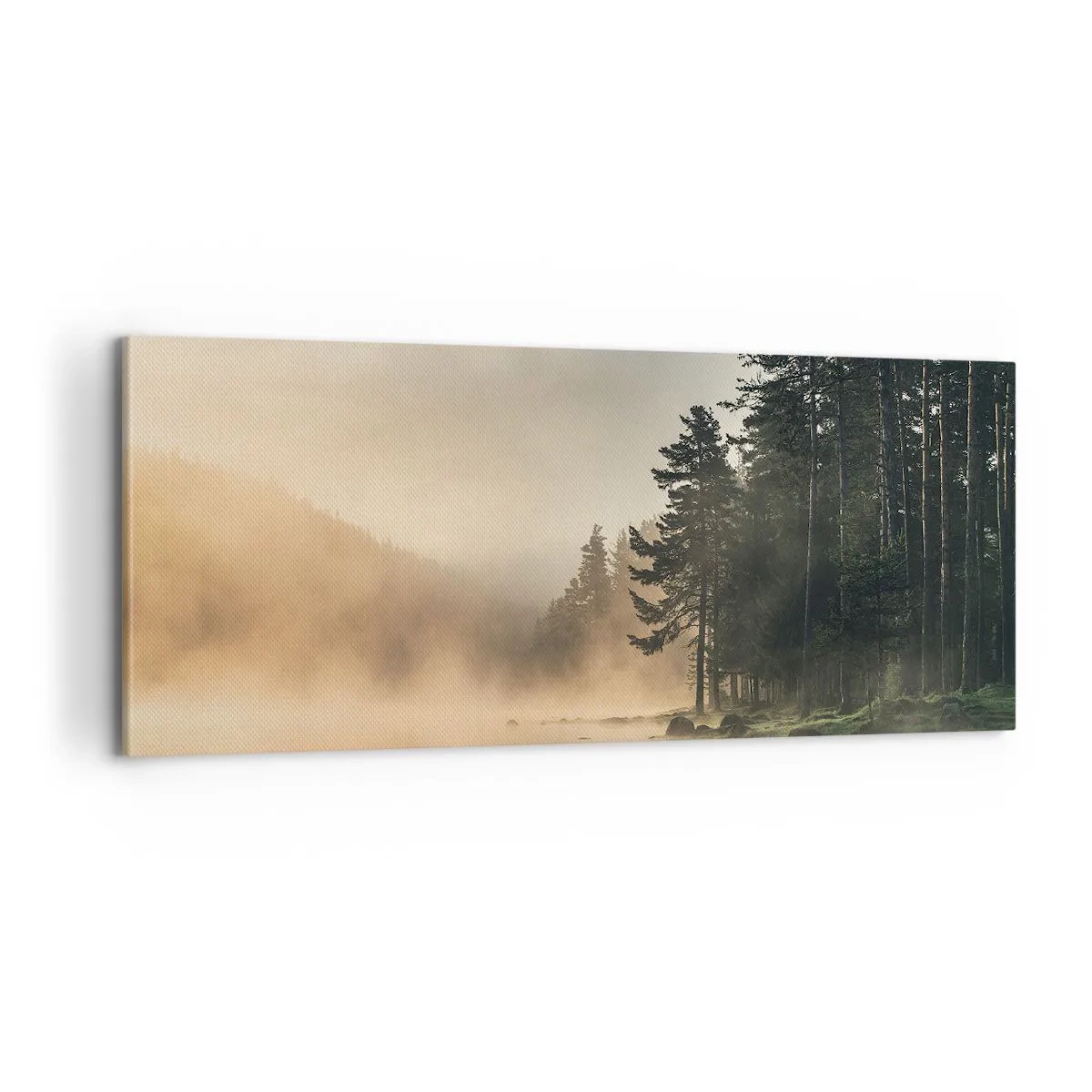 Schilderen op canvas - De geboorte van de dag - 100x40 cm