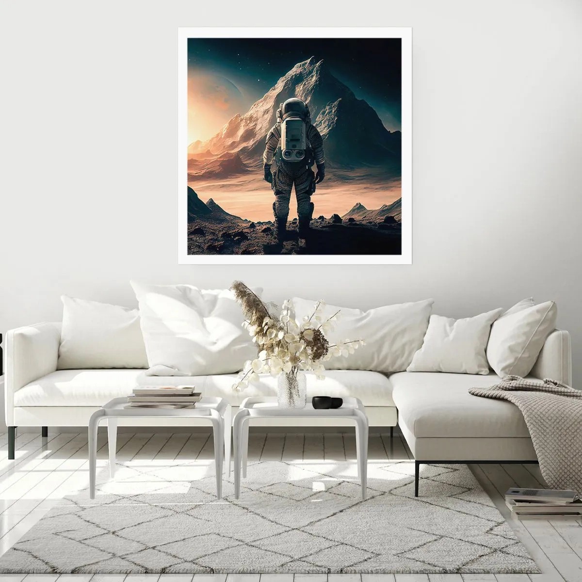 Poster - Nieuwe uitdaging - 30x30 cm